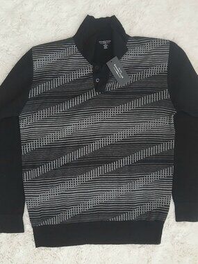 Black Men's Sahara Club Sweater Size L